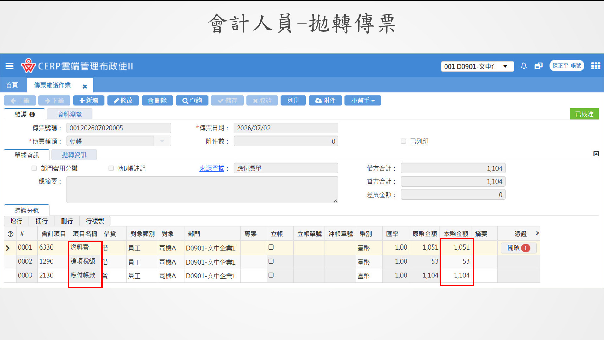 cerp expenses 06